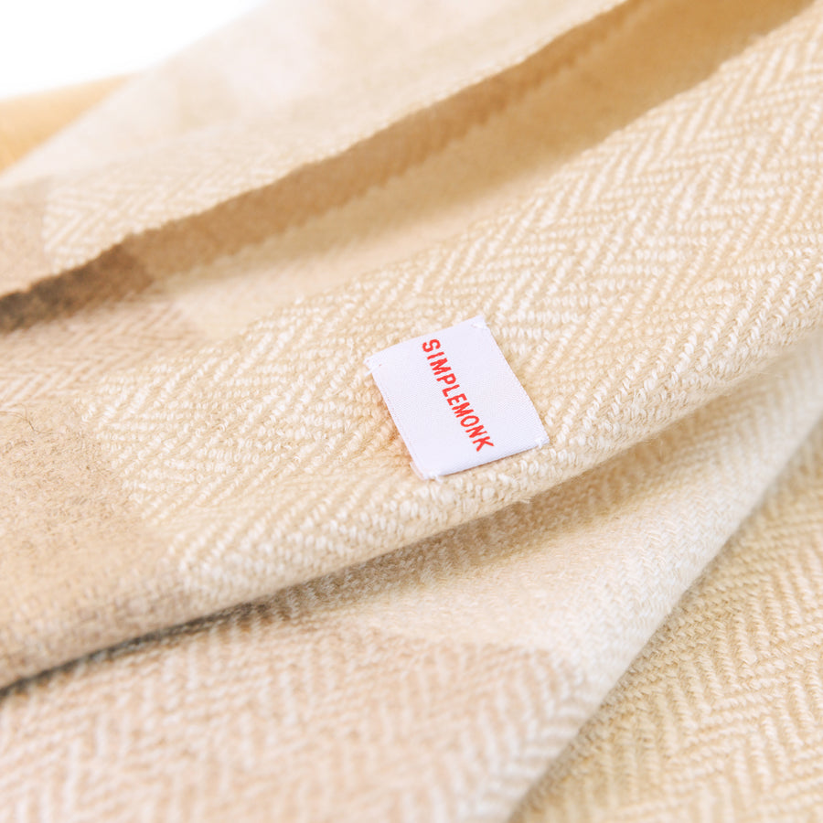 Handwoven Cashmere Meditation Blanket