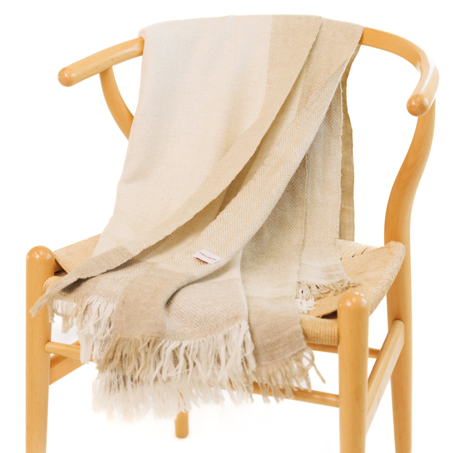 Handwoven Cashmere Meditation Blanket