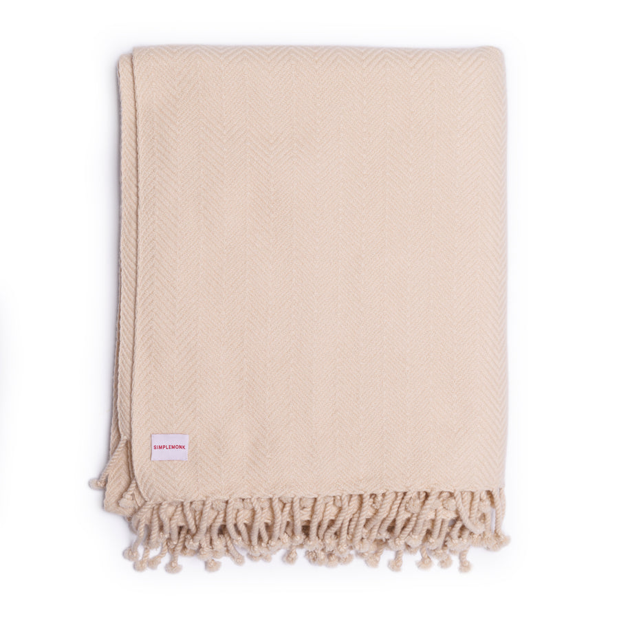 Ultra Luxurious Handwoven Cashmere Blanket