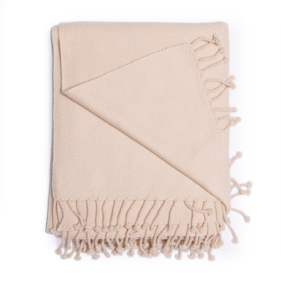 Ultra Luxurious Handwoven Cashmere Blanket