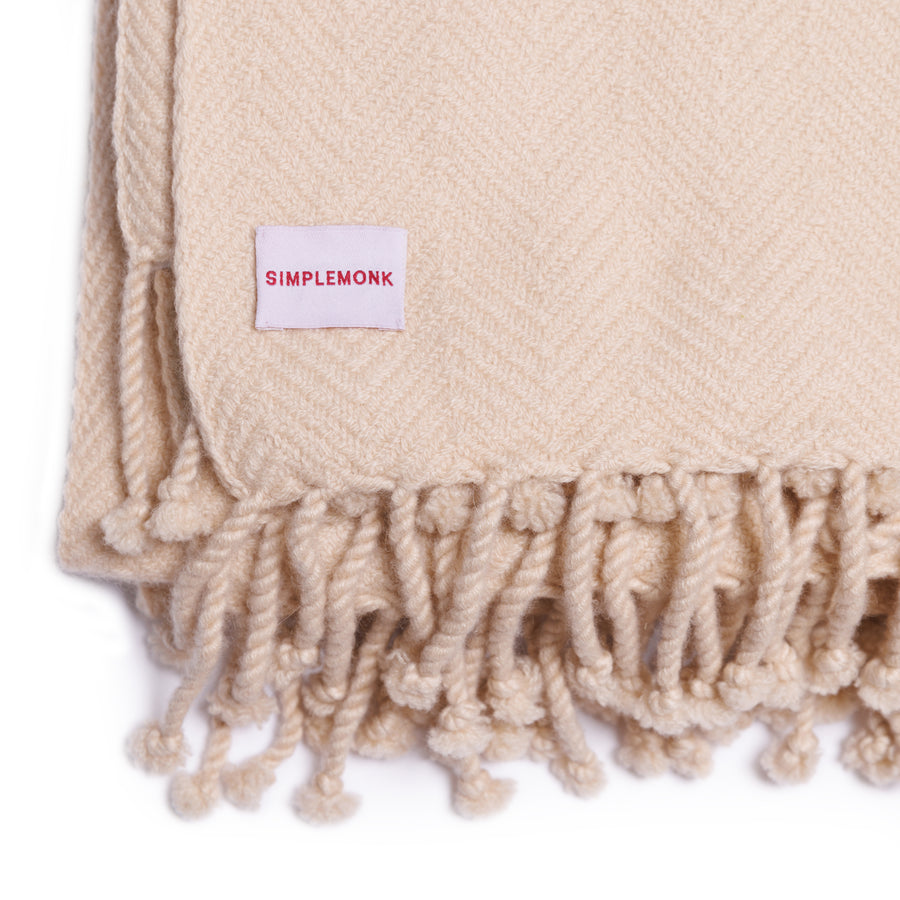 Ultra Luxurious Handwoven Cashmere Blanket