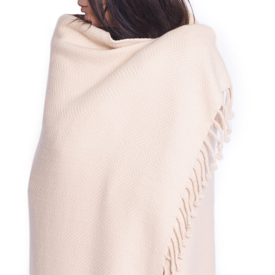 Ultra Luxurious Handwoven Cashmere Blanket