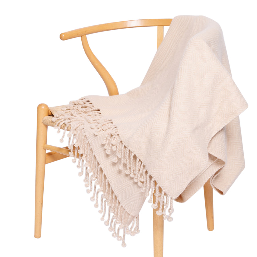 Ultra Luxurious Handwoven Cashmere Blanket